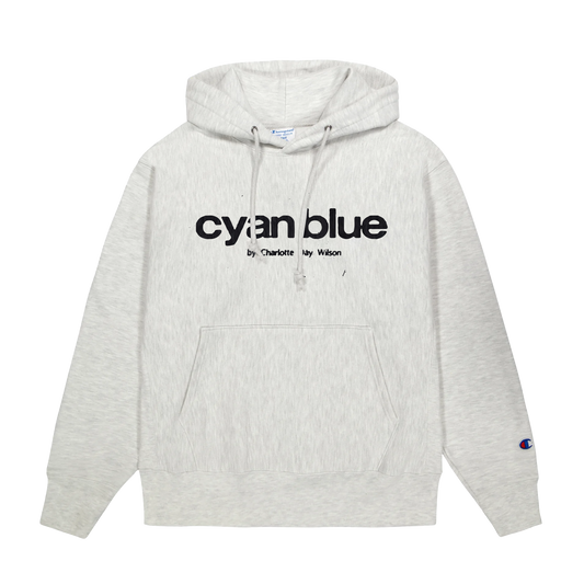 Cyan Blue Champion Reverse Weave Hoodie