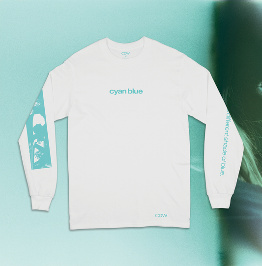 Cyan Blue L/S Tee